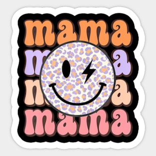 Mama One Dude Birthday Theme Family Sticker